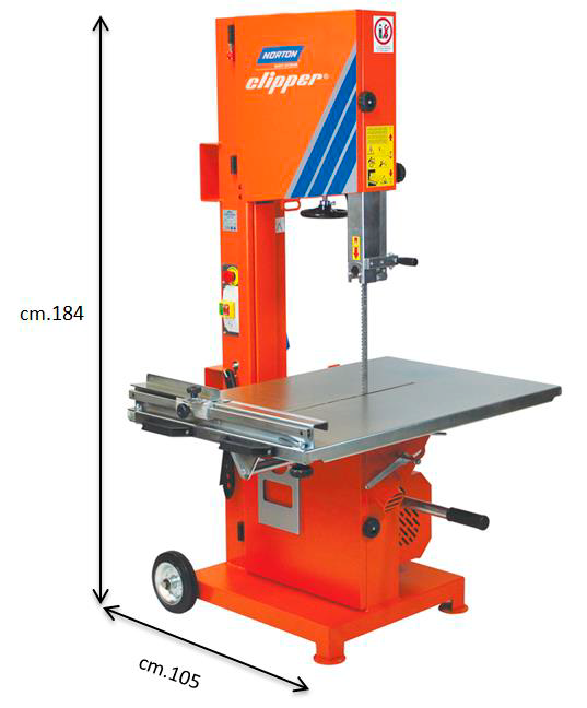 Manufacturer manual – overall machine dimensions drawing.