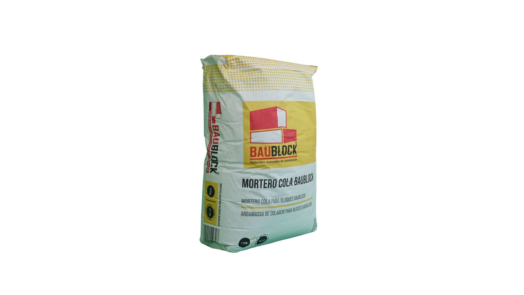 Argamassa cola BAUBLOCK de 25 kg.