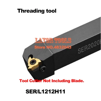 SER1212H11 Porta-12*12*100MM CNC suporte de ferramenta para torneamento, Rosqueamento Externo ferramentas de torneamento, Tornos ferramentas de corte