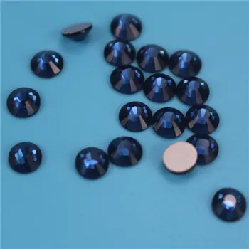 1440pcs/monte SS3-SS20 Montana, de Cor Azul, vidro de cristal flatback nail art Deco não hotfix strass de cristal de rocha & Decoração