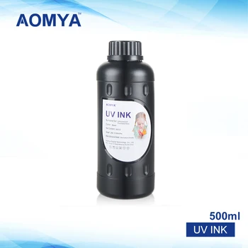 [1 Cor] 500ml DIODO emissor de luz UV Tinta para Epson DX5 DX6 DX7 a Cabeça da Impressora UV de Mesa de Impressora 3D UV Impressora Impressão em Material Rígido