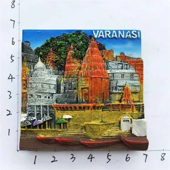 A índia, Varanasi Rio Ganges Banheira de VARANASI, Viagens Turísticas Lembranças Refrigerador Magnético Adesivos de Decoração de Casa
