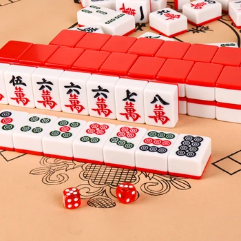 Clássico Jogo De Xadrez Pedaço De Mahjong Jogo De Mesa De Adultos Mahjong Moderno Xadrez Para Crianças Jogo Tablero De Xadrez De Entretenimento, Recreação