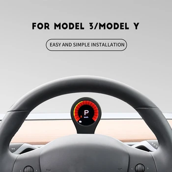 Tesla Modelo 3 Modelo Y Carro, Dashboard do Carro a Velocidade do Carro da exposição de Carregamento sem Fio Titular Telefone 15W Carregamento Rápido Suporte