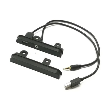 Áudio Moldura do Painel AUX USB 2 DIN Moldura para Toyota Corolla