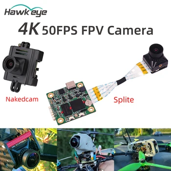 Hawkeye Firefly Nakedcam/Splite FPV Câmara Drone 4k Câmara V4.0 em 3D Gyroflow ângulo de visão DE 170 DVR Micro Câmera para DIY Drones RC Peças do Carro