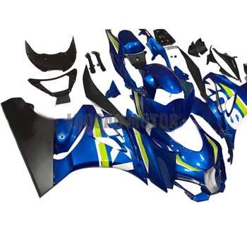 Injeção de carroçaria Para o azul preto SUZUKI GSXR 1000 17 18 19 GSXR-1000 K17 kits de corpo GSXR1000 2017 2018 2019 kit de Carenagem