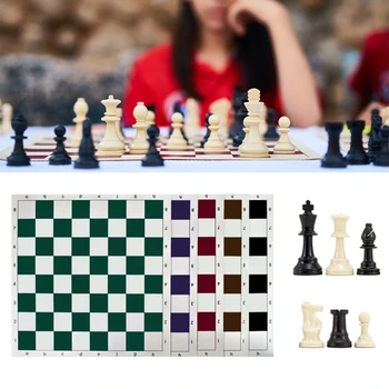 Peças de xadrez e Mousepad Tabuleiro de Xadrez