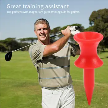 100Pcs resistente ao Desgaste Mini Golf Tees de Plástico Leve Prego Limite Pin Esportes Acessório de Gadgets de Aids de Treinamento para jogadores de golfe
