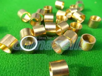 20pcs bilhar snooker cobre anilha de bronze de sinuca, tacos de bilhar anilhas cue acessórios de 9mm ou 10mm