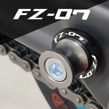 Para a Yamaha FZ07 FZ-07 FZ 07 MT-07 2013 2014 2015 2016 2017 2018 2019 2020 Moto 6MM braço oscilante Bobinas controle Deslizante Suporte Parafusos