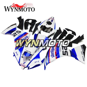 Branco Azul ABS, Injeção de Plástico Carenagem da Yamaha YZF1000 R1 Ano 2012 - 2014 12 13 14 Moto Carenagem Integral Kit de Carenagem