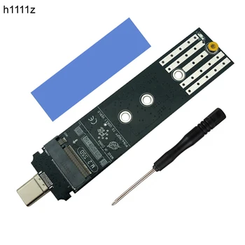 M. 2 NVME/SATA USB3.1-Tipo C Adaptador de Protocolo Dual M2 SSD Conselho M. de 2 a USB3.1 Adaptador para M. 2 NVME PCIe SATA NGFF M2 SSD RTL9210B