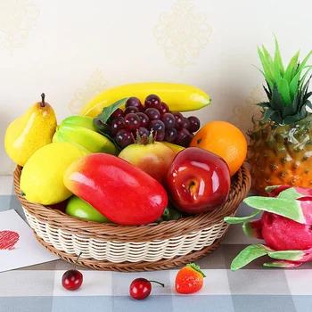 1pc Artificial de Frutas Arte de Simulação de Frutas Decorativas Falso Fruto do Modelo de Fotografia com Adereços de Festa Decoração de Casa