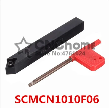 SCMCN1010F06 10*10mm de Metal Torno Ferramentas de Corte para Torno mecânico CNC, Ferramentas de Torneamento Torneamento Externo porta-ferramentas Tipo-S SCMCN