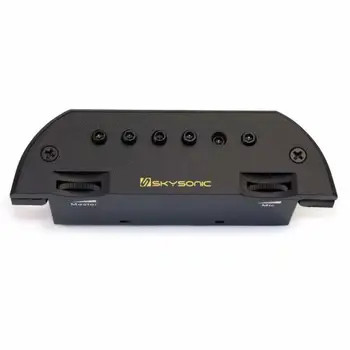 T-903 Active Violão Soundhole De Captação Com Microfone De Som Claro, Tom De Controle De Volume De Captação De Sistemas De Guitarra Acessórios