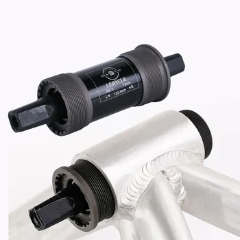 BSA 68mm Universal MTB Mountain Bike de Estrada de braçadeira para a parte Inferior do Eixo Roscado Rolamento Eixo BB 110.5/113/116/118/120/122.5/124/126mm