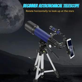 Telescópio astronómico 67x Iniciante Monocular de Observação da lua com Telescópio 40070 Alta Ampliação Binóculos e Telescópio