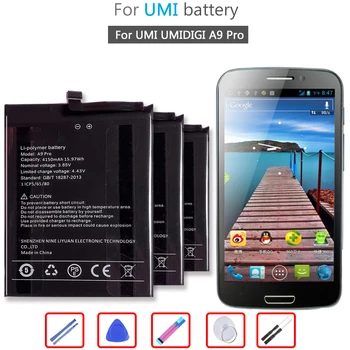 Polímero do Li-íon Bateria de 9 Pro Para UMI UMIDIGI A9 Pro A9Pro Bateria + free tools