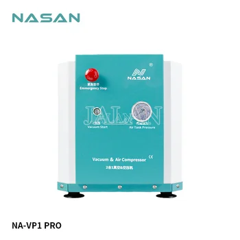 NASAN NA-VP1 PRO 2 em 1 Máquina de bomba de Vácuo e compressor de Ar para o Telefone Celular de LCD de Reparação de Laminação de Bolha Removedor de Máquina