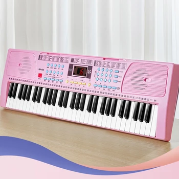Eletrônico Pianos Menina Microfone para Crianças Aprender Piano Teclado Smart Mistério Teclado Controlador Instrumentos Musicais Consumidor