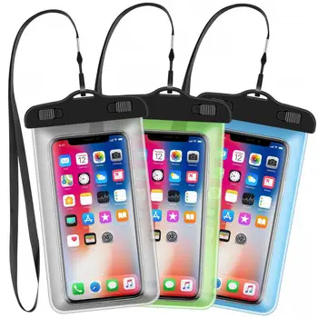À prova de água, de telefone celular saco de PVC impermeável telefone de caso para o iphone X Xr Xs para o iphone 11 pro max telefone móvel sacos de casos