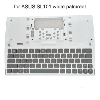 Inglês computadores portáteis teclado Para ASUS Eee Pad Slider SL101-NOS qwerty os teclados de notebook branco apoio para as Mãos tampa 13NA-Z7A0641