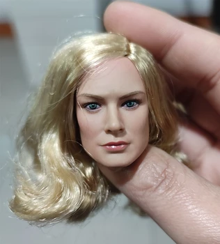 1/6 Escala MC002B Carol Danvers Brie Larson Head Sculpt Ajuste do Modelo de 12