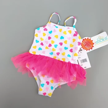 2-4 Anos de Bebê, as Meninas de Maiô UV 50+ Verão Bebe uma peças de roupa de banho infantil roupa de banho moda praia fato de banho roupa de Banho