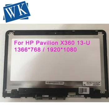 LCD Touch Digitalizador Para HP PAVILION X360 13U Tela de Toque LCD de Montagem de Quadro 13-U119TU 13-U Série M3-U Substituir