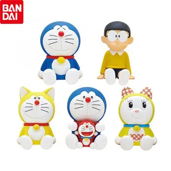 BANDAI Gashapon Doraemon Nobita Nobi Minamoto Shizuka Figuras de Ação do Modelo de Recolha de Hobby Presentes Brinquedos