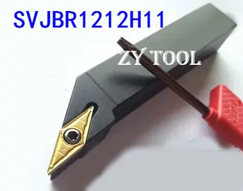SVJBR1212H11 12*12*100MM de Metal Torno Ferramentas de Corte para Torno mecânico CNC, Ferramentas de Torneamento Torneamento Externo porta-ferramentas Tipo-S SVJBR/L