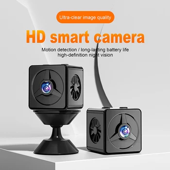 Wi-fi Mini Câmera de Vigilância IR Night Vision 1MP HD sem Fios DV Câmara de Vídeo do Telefone Móvel de Controle Remoto Pet Bebê de Monitoramento