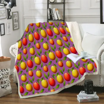 Frutas Abacaxi Cobertor Manter Aquecido Macio Descontraído Tempo Sofá Confortável Cobertor Jogar Cobertor Cobijas Para Cama