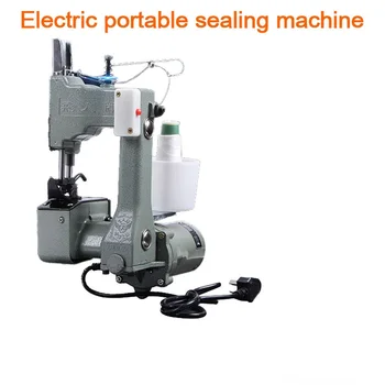 Multifuncional máquina de costura portátil Pequeno elétrico máquina de selagem de Tecido de pele de cobra arroz saco de embalagem e máquina de costura GK9-2