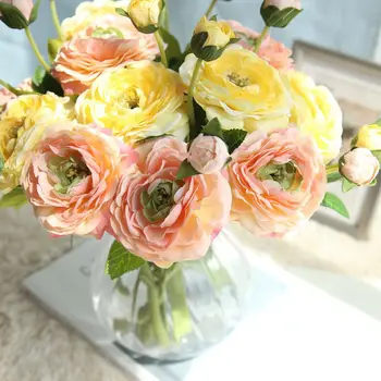 Simulação de chá de flor de rosa de noiva segurando flores estrada citado flor de parede, decoração do chá de flor de rosa decoração