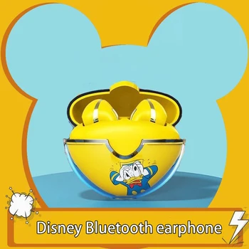 Mickey de Disney Pato Donald Anime fone de ouvido Bluetooth novo high-end de esportes fone de ouvido Bluetooth