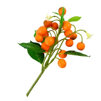 050 Simulação de guarana modelo falso fruto de espuma de guarana cadeia ramo da planta de decoração de parede de 28,5 cm