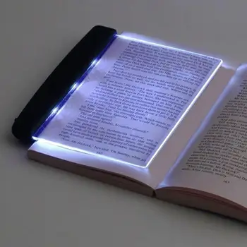 Nova Placa da Lâmpada Criativas de LED da Leitura do Livro Luz do Olho Proteger a Bateria a Luz da Noite da Escola Luz de Leitura do Aluno Noite, Luz de Leitura