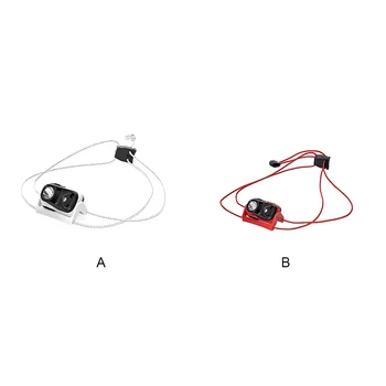 USB Recarregável Farol Mini Farol Impermeável ABS Durável montado na Cabeça Lanterna de Iluminação de Equipamentos de Casa de Caminhada