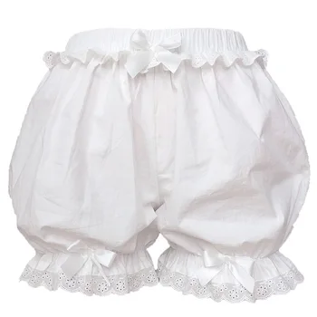 Os recém-nascidos Filhos anti-reflexo shorts Lolita inferior calças de algodão doce meninas de 2 a 12 anos de idade de segurança calças de menina abóbora calças