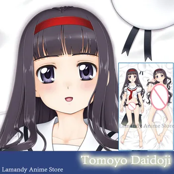 Anime Dakimakura Tomoyo Daidoji Cardcaptor Sakura CCS Dupla Face Impressão Fronha Vida Tamanho do Corpo fronha